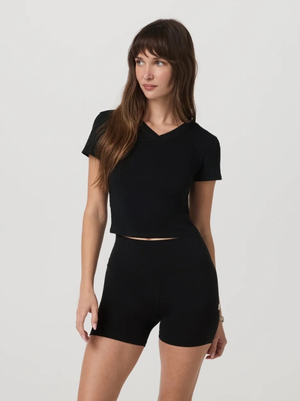 Vuori Short Sleeve Tuvalu Double V Neck.